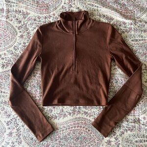 Aritzia Sunday Best Half-Zip Longsleeve